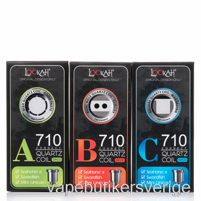 Vape Sverige Lookah 710 Connect Quartz Coils Version D